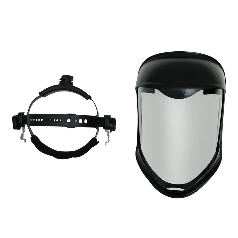 NWT Uvex Bionic Shield S8500 - Face Shield Clear Uncoated Polycarbonate Visor